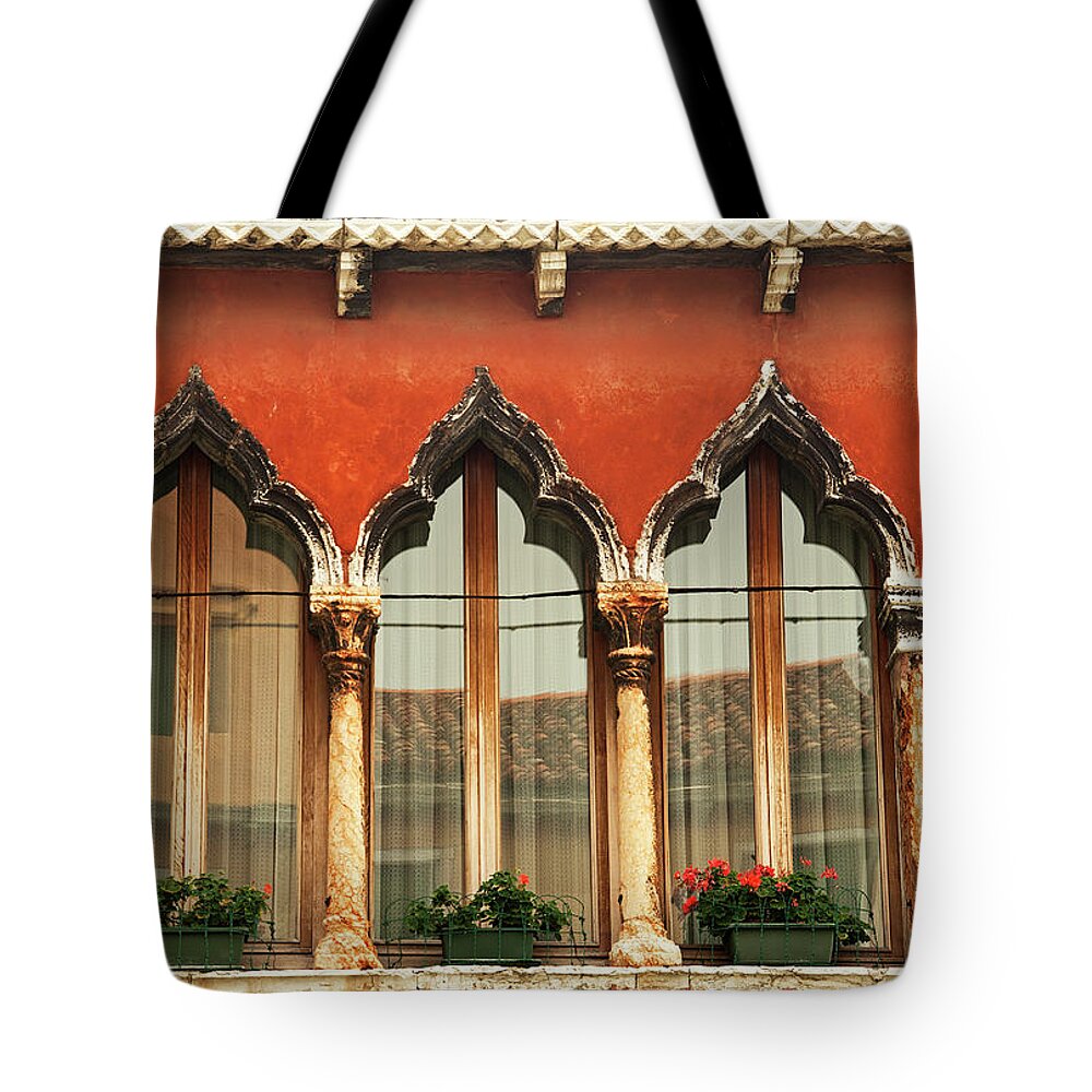 Outdoors Tote Bag featuring the photograph Venetian Trifecta by Doug Davidson