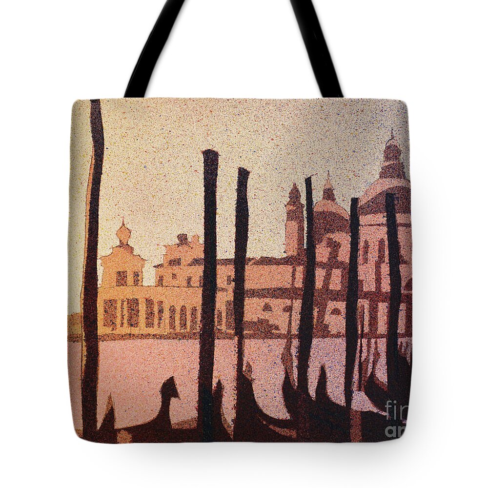 Art Venice Tote Bag featuring the painting Venice Morning by Ryan Fox