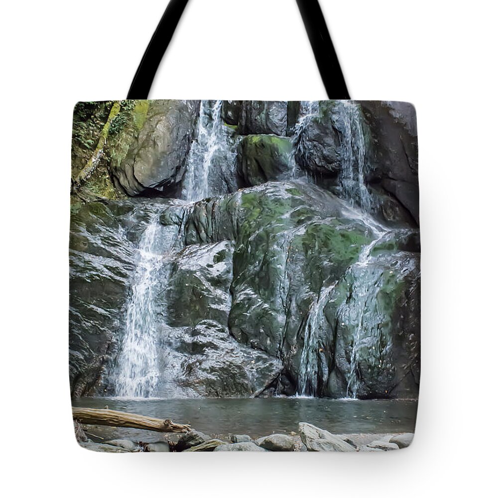 Vermont Tote Bag featuring the photograph Vermont Waterfall by John Greco