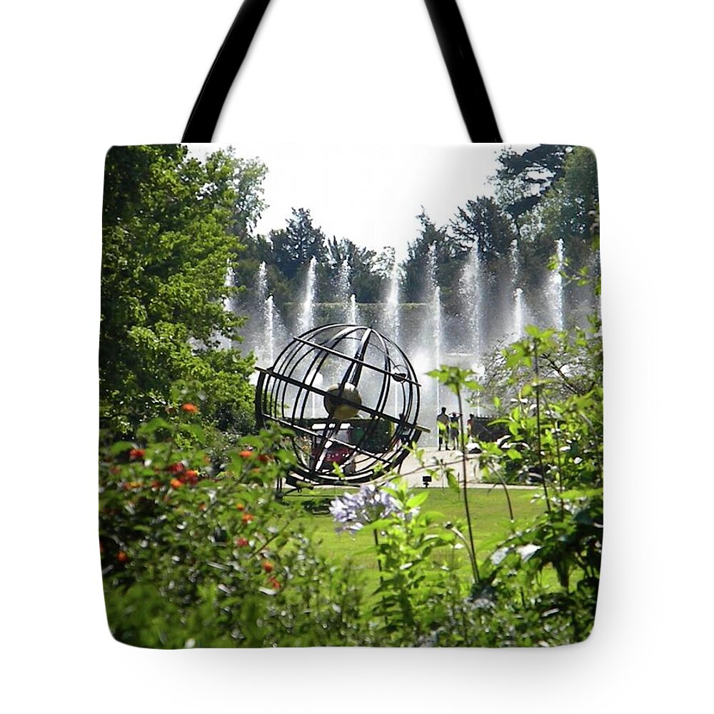 Versailles Tote Bag featuring the photograph Versailles garden by Manuela Constantin
