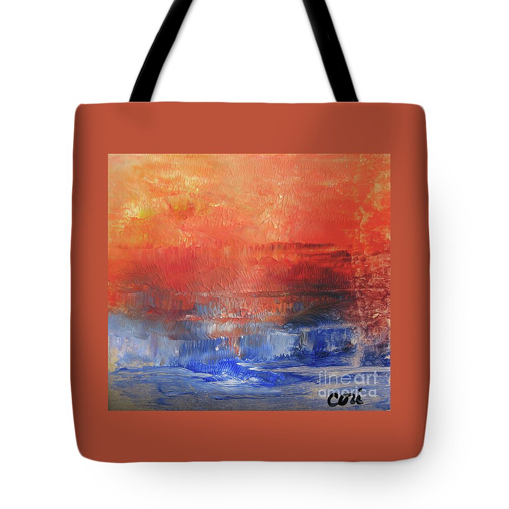 What Get For Tote Bag featuring the painting Vibrance of Fall by Corinne Carroll