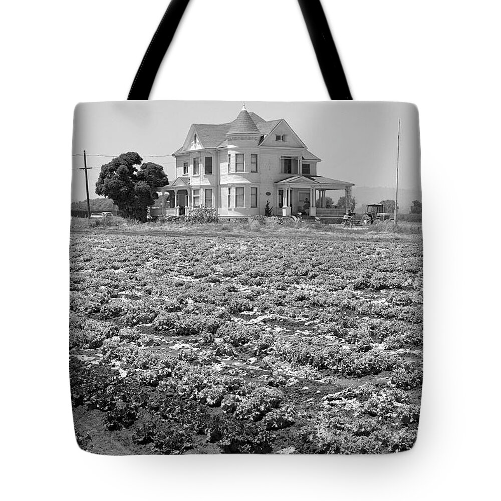 Victorian Tote Bag featuring the photograph Victorian Farm House 4th of July Watsonville California by Kathy Anselmo