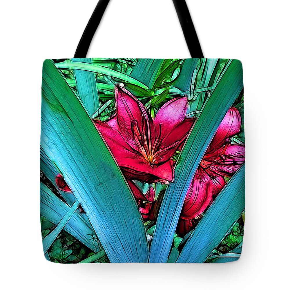 Lily Tote Bag featuring the photograph Victory Garden by Nick Heap