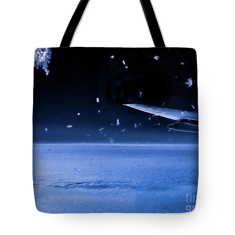 Mona Stut Tote Bag featuring the photograph The View From Airplane by Mona Stut