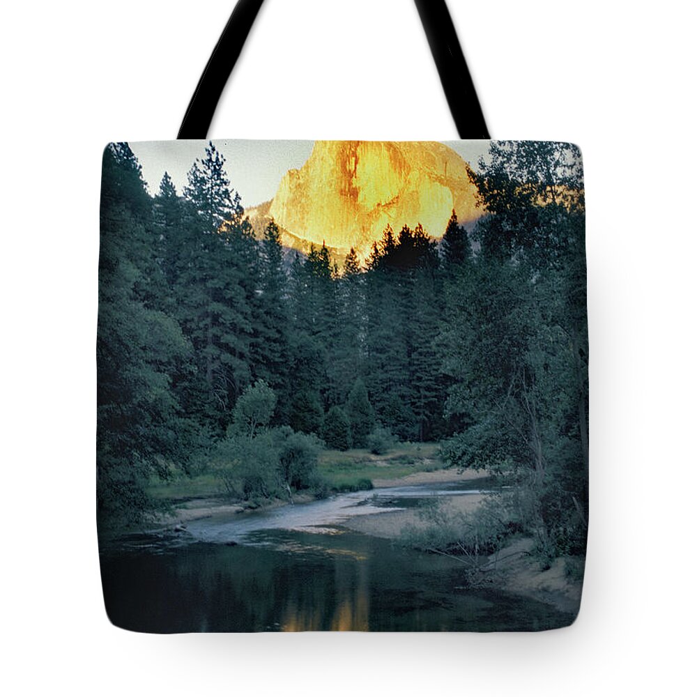 Yosemite Tote Bag featuring the photograph View from Ansel Adams Bridge by Jerry Griffin