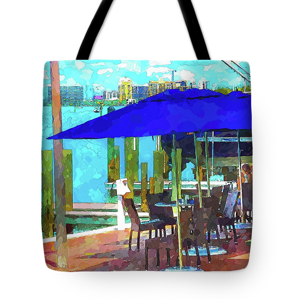 Susan Molnar Tote Bag featuring the photograph View From The Dry Dock by Susan Molnar