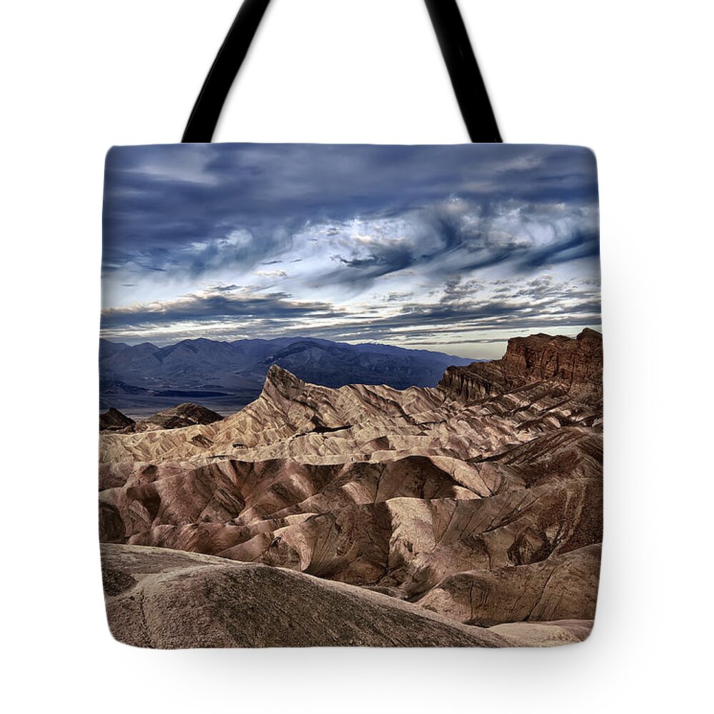 California Tote Bag featuring the photograph View from Zabriskie Point by Cheryl Strahl