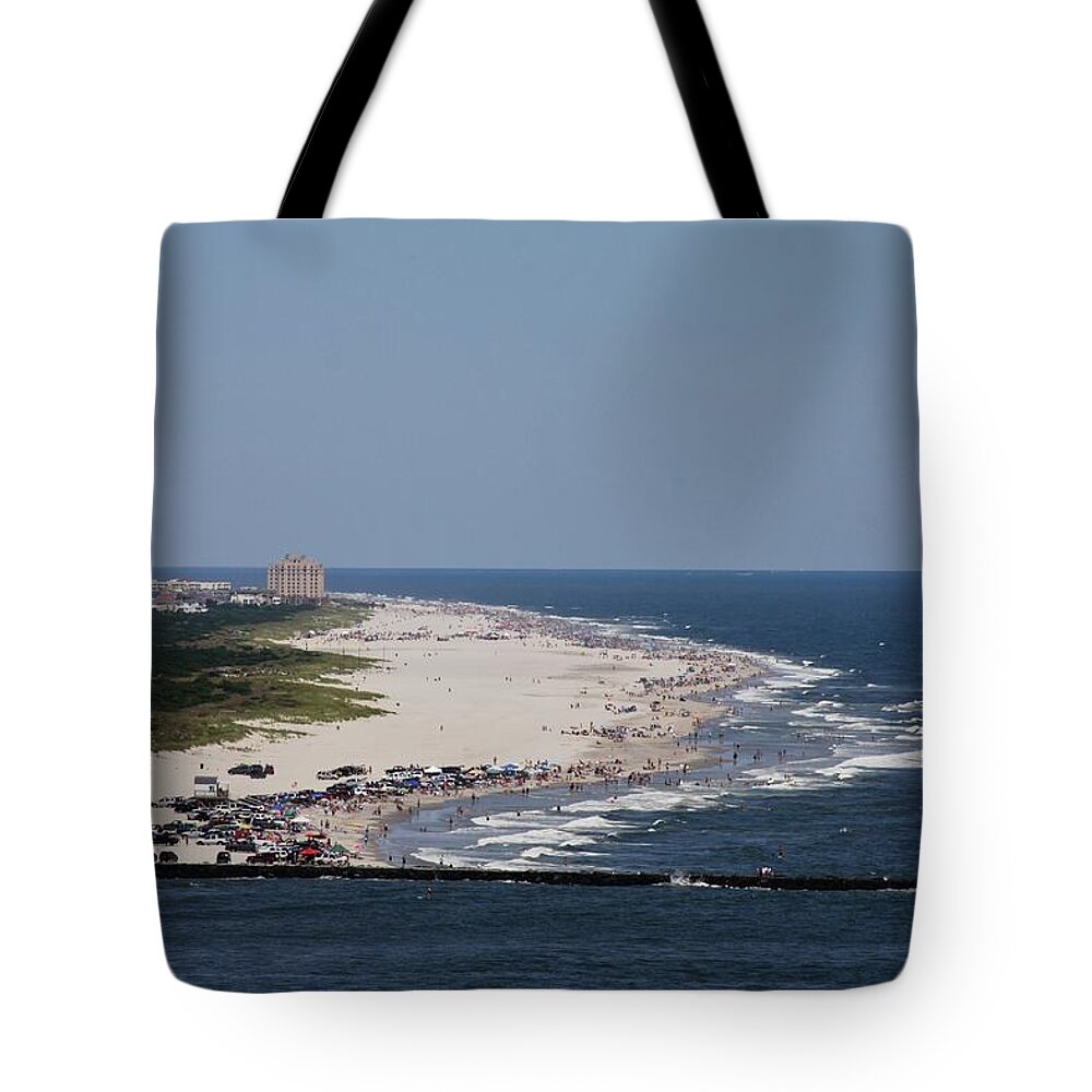 Brigantine Tote Bag featuring the photograph View of Brigantine by Vadim Levin
