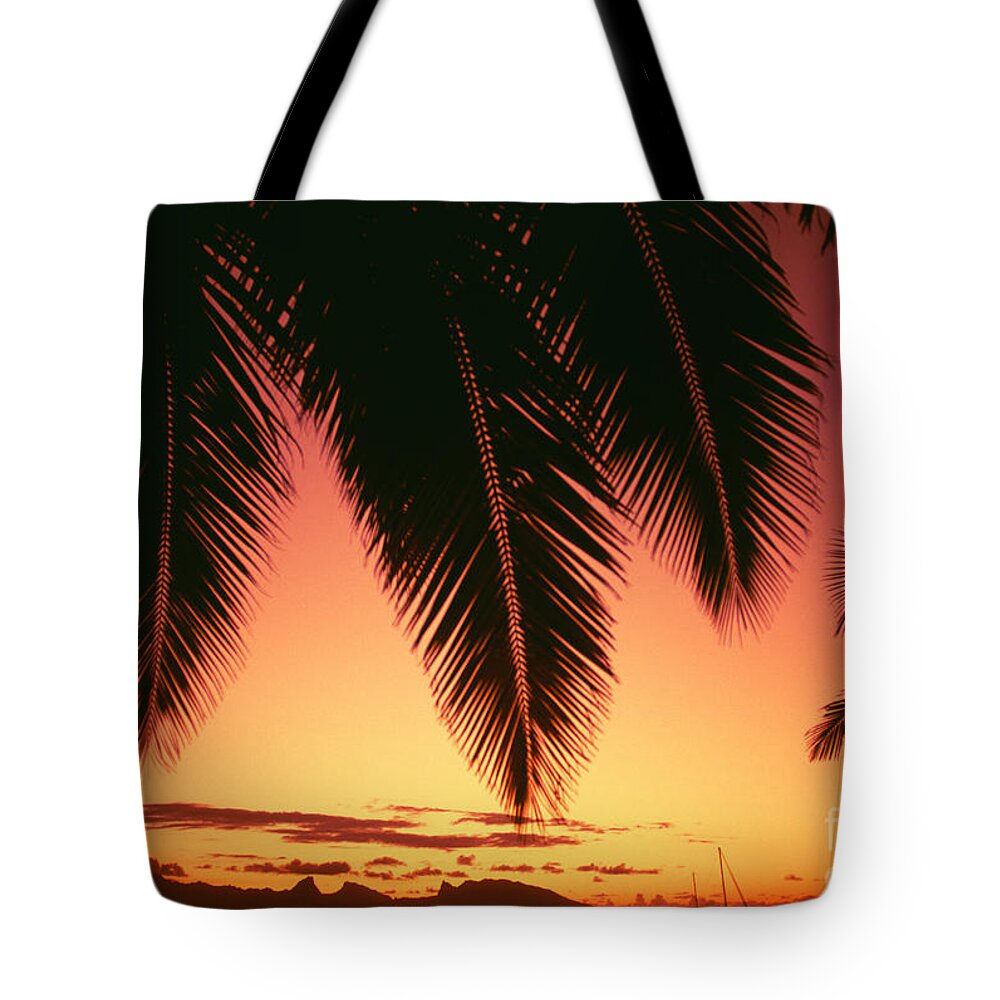 Beautiful Tote Bag featuring the photograph View Of Tahiti by Dana Edmunds - Printscapes