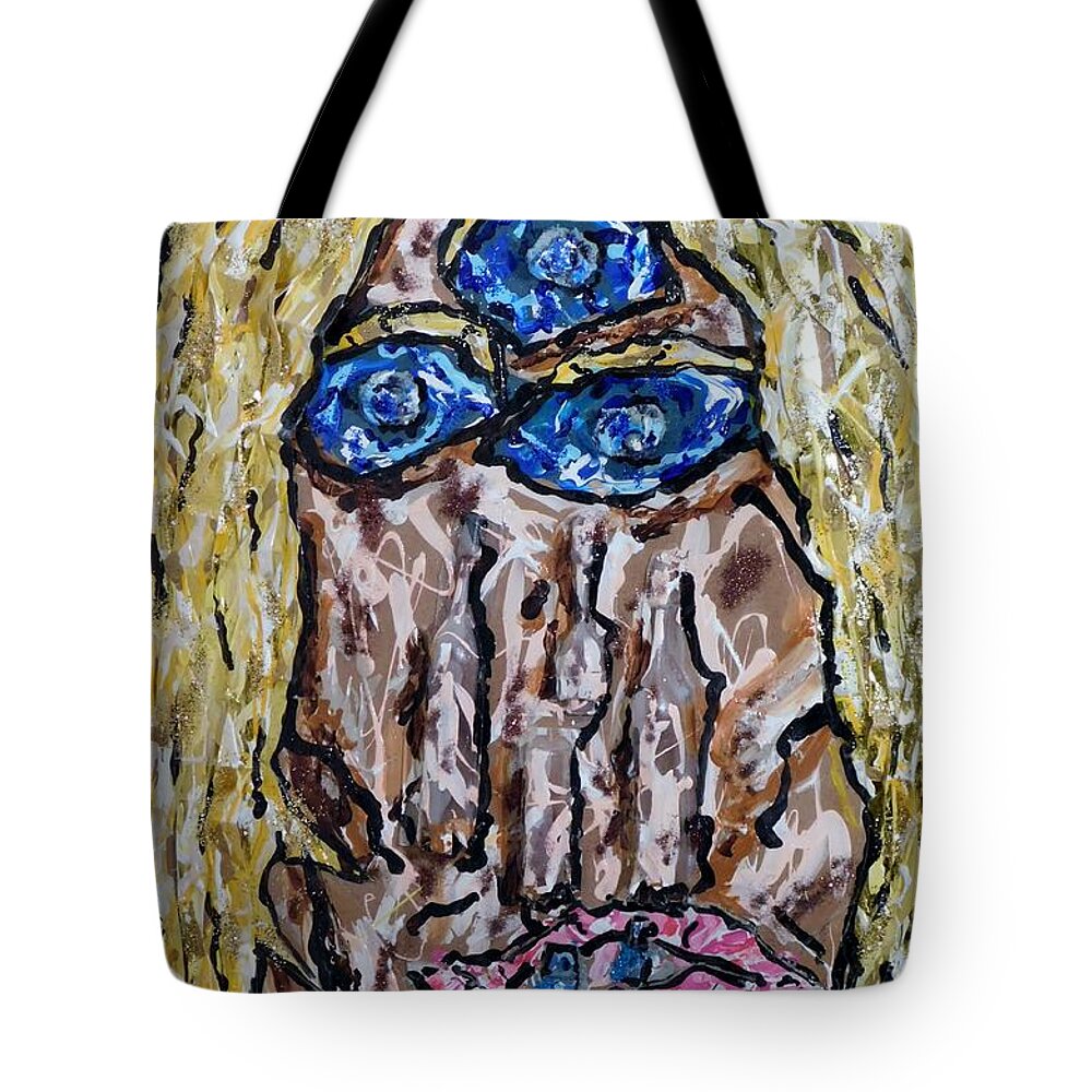 Viking Celtic Irish Seafarer Tote Bag featuring the mixed media Viking by Kevin OBrien