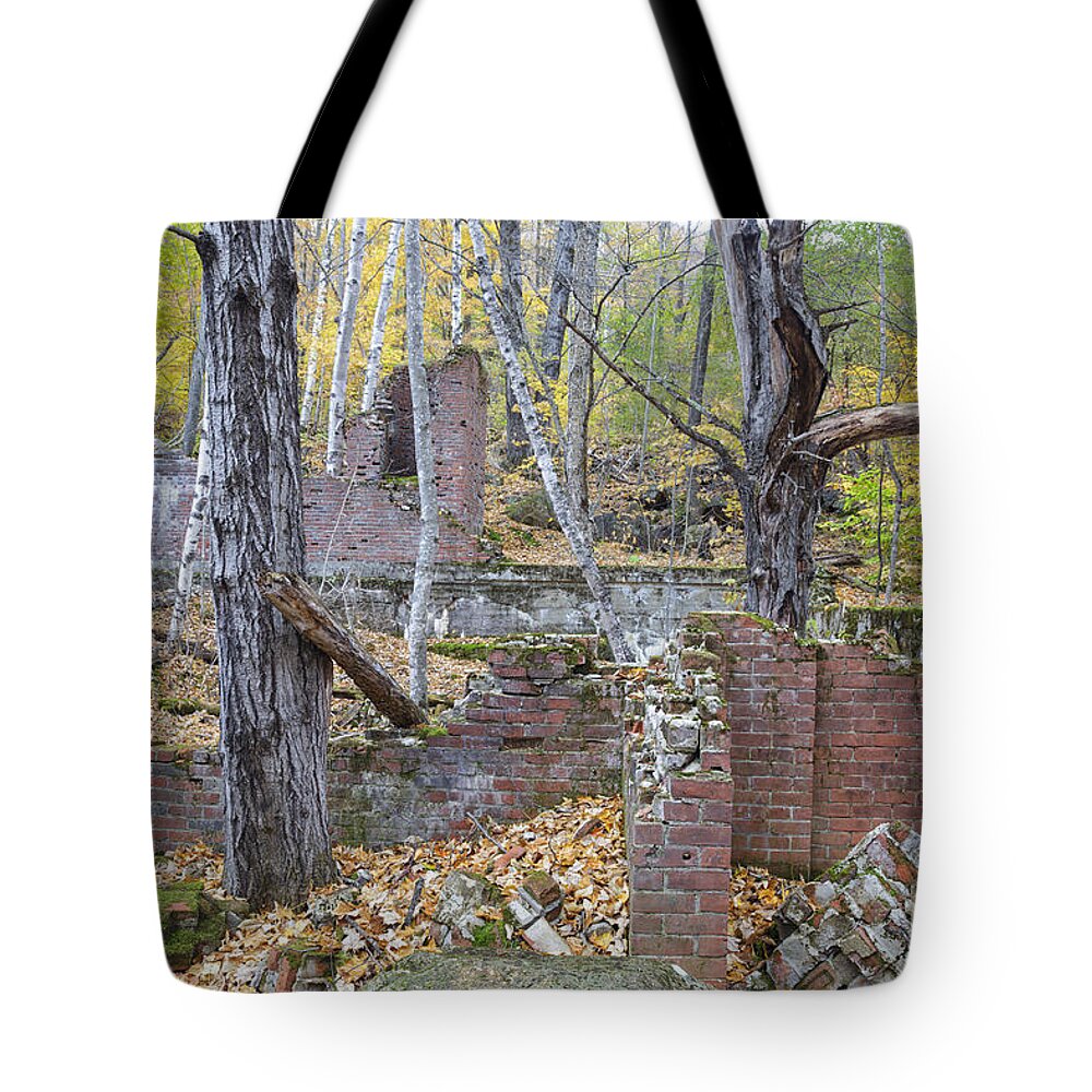 19th Century Tote Bag featuring the photograph Village of Livermore - New Hampshire by Erin Paul Donovan
