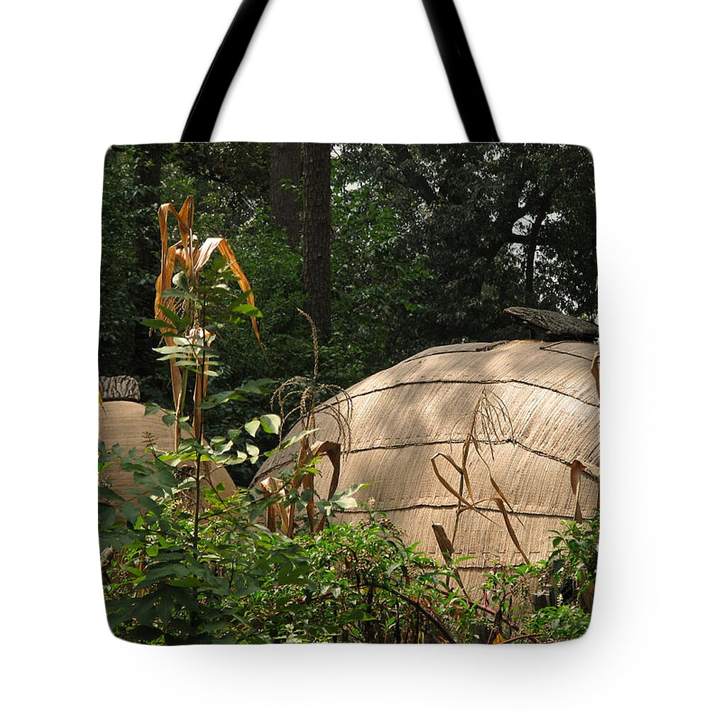 Native Tote Bag featuring the photograph Village by Peggy Urban