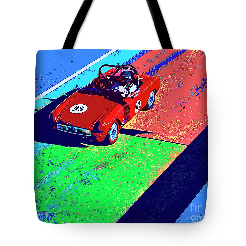 Mg Tote Bag featuring the photograph Vintage Abstract by Tom Griffithe