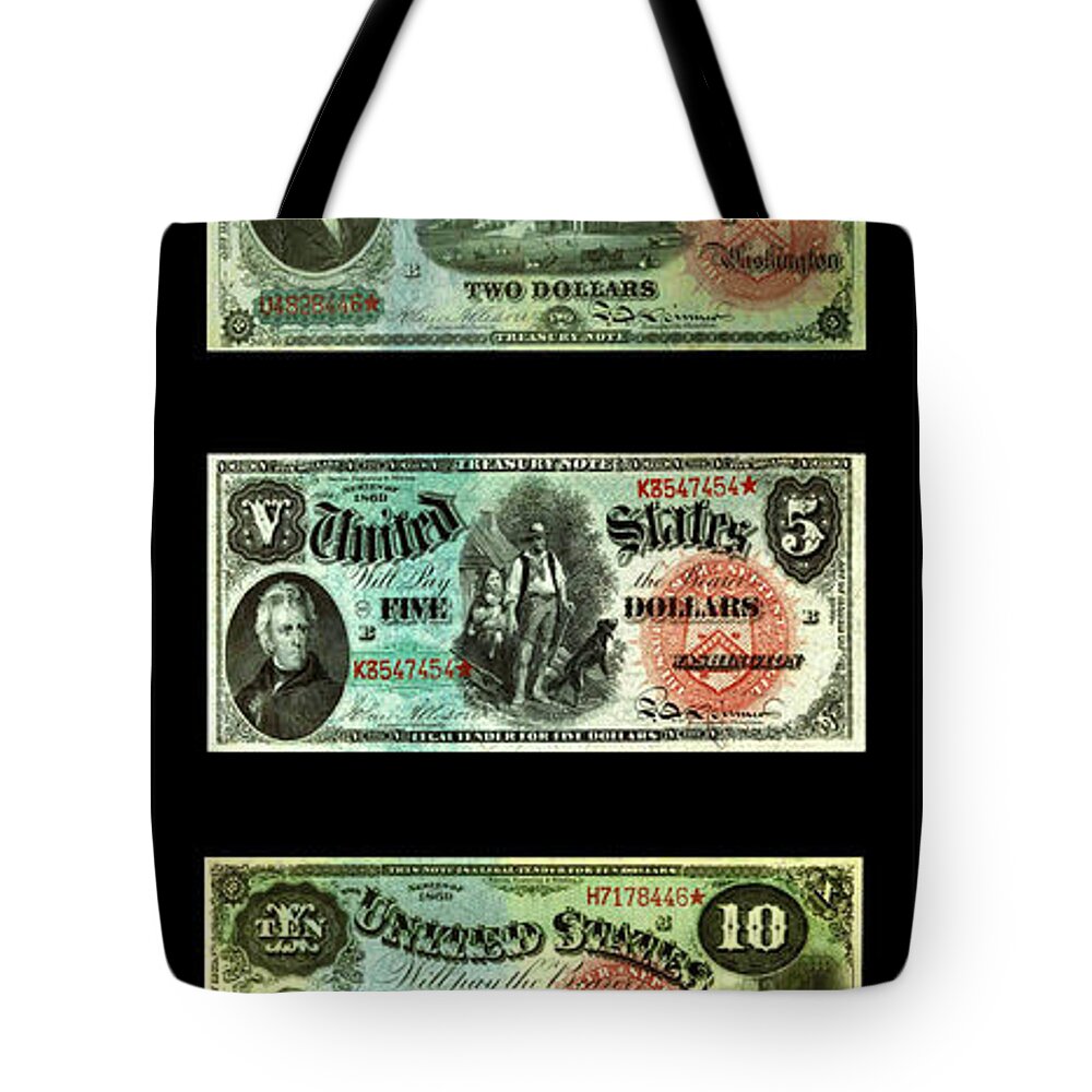 Money Tote Bag featuring the photograph Vintage Money 1 by Andrew Fare