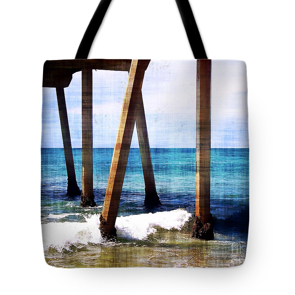 California Tote Bag featuring the photograph Vintage Pacific Ocean by Phil Perkins