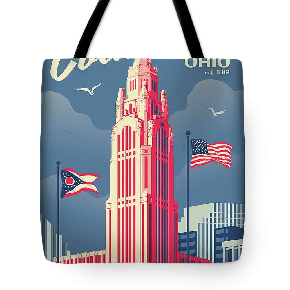 Columbus Blue Jackets Tote Bags