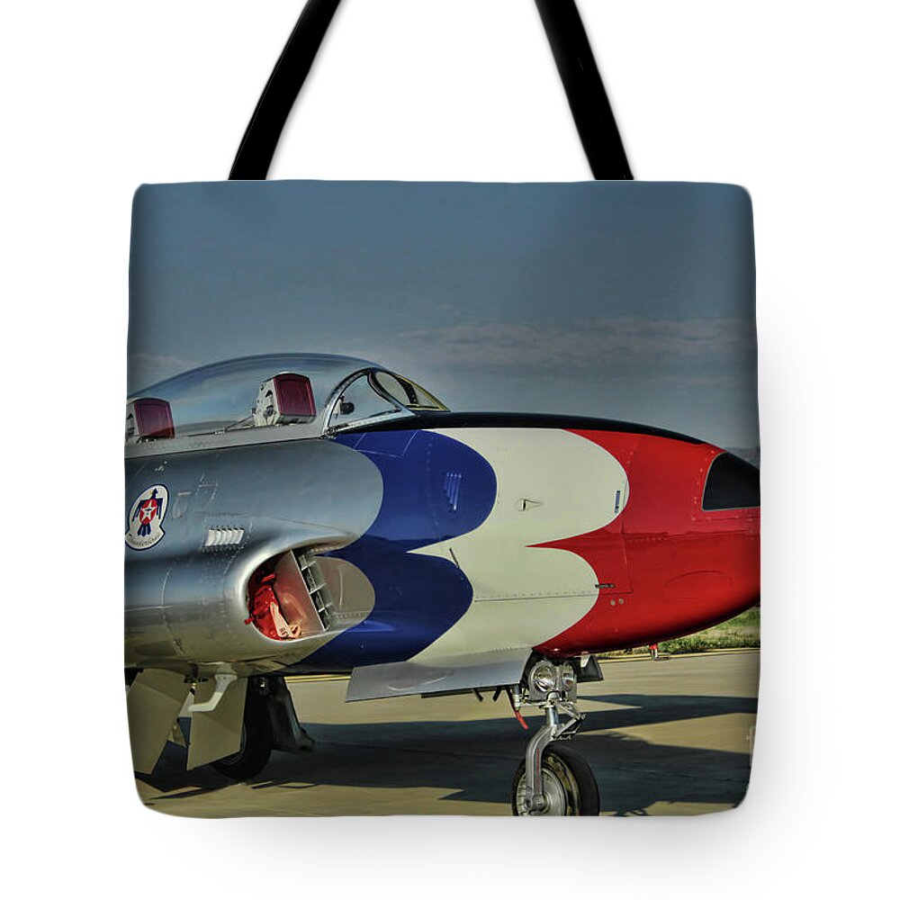 Thunderbird Tote Bag featuring the photograph Vintage Thunderbird by Steven Parker
