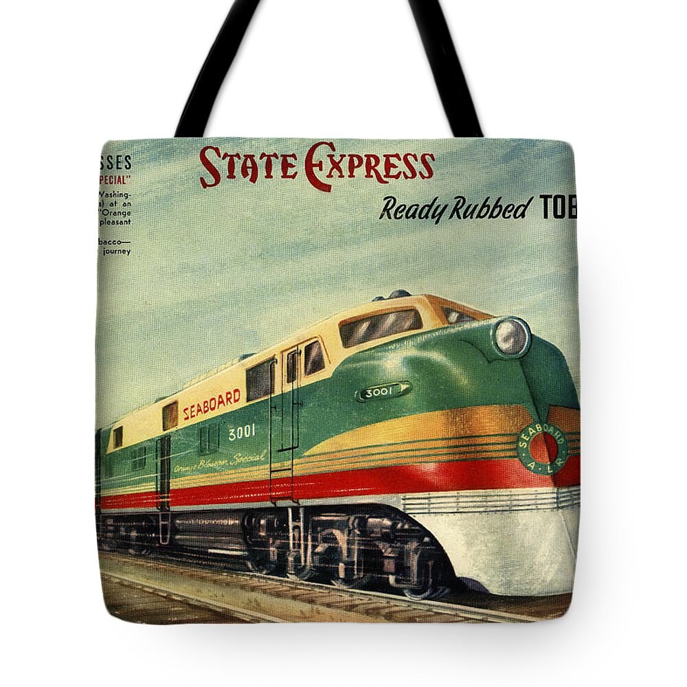 Trains Tote Bag featuring the photograph Vintage Train 3 by Andrew Fare