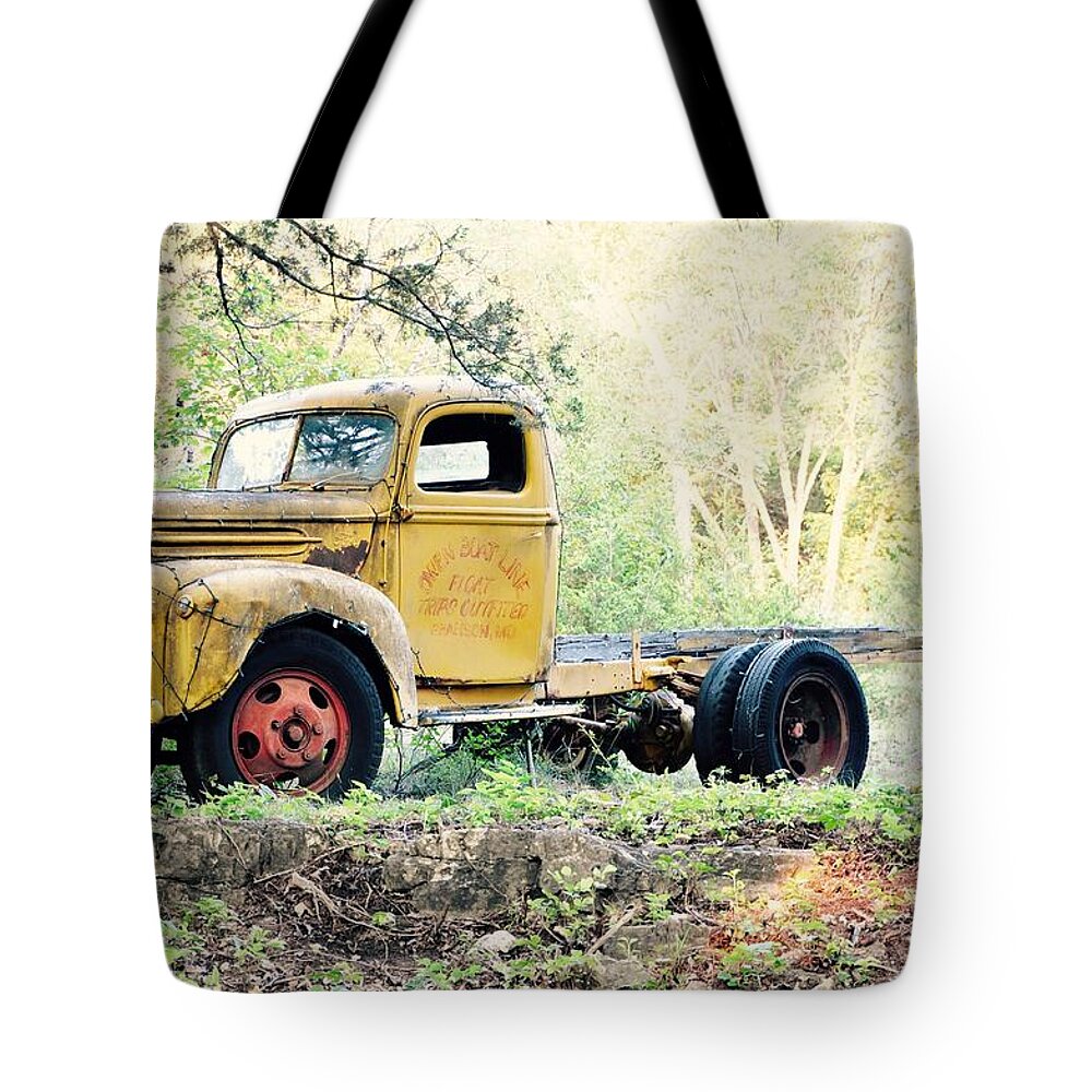 Truck Tote Bag featuring the photograph Vintage Truck by Sue Morris