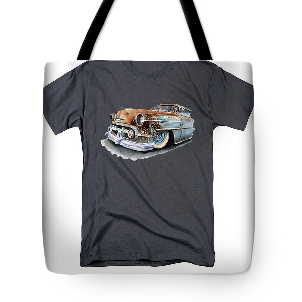  Tote Bag featuring the painting Vintage #1 by Herb Strobino