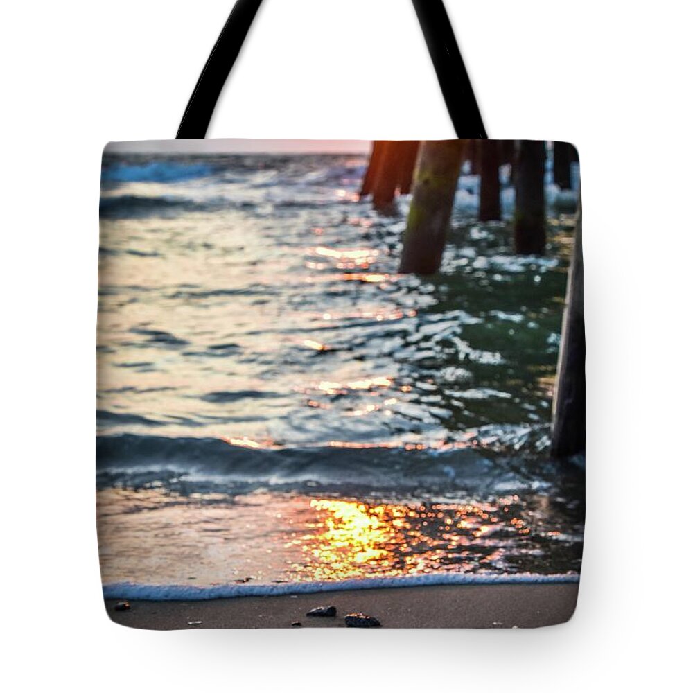 Virginia Beach Tote Bag featuring the photograph Virginia Beach Summer Sunrise 28 by Larkin's Balcony Photography