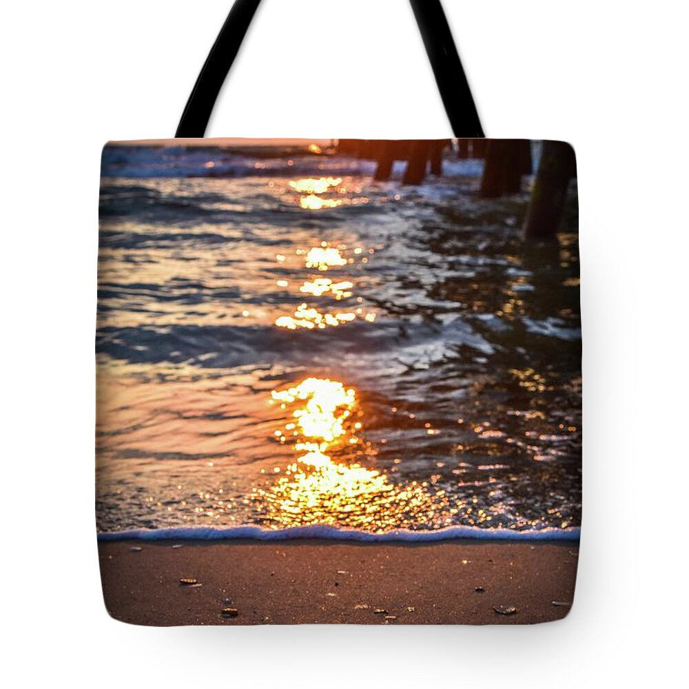 Virginia Beach Tote Bag featuring the photograph Virginia Beach Summer Sunrise 34 by Larkin's Balcony Photography