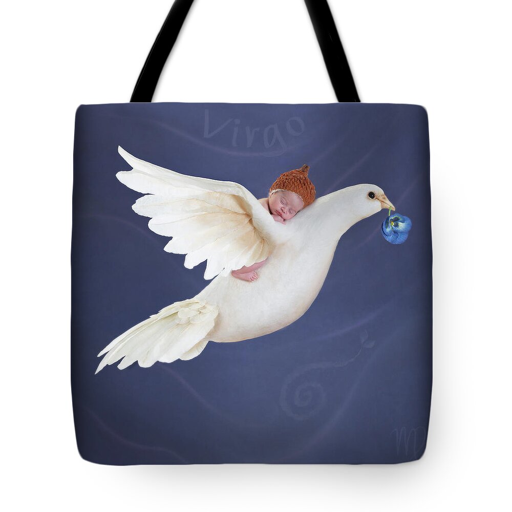 Zodiac Tote Bag featuring the photograph Virgo by Anne Geddes