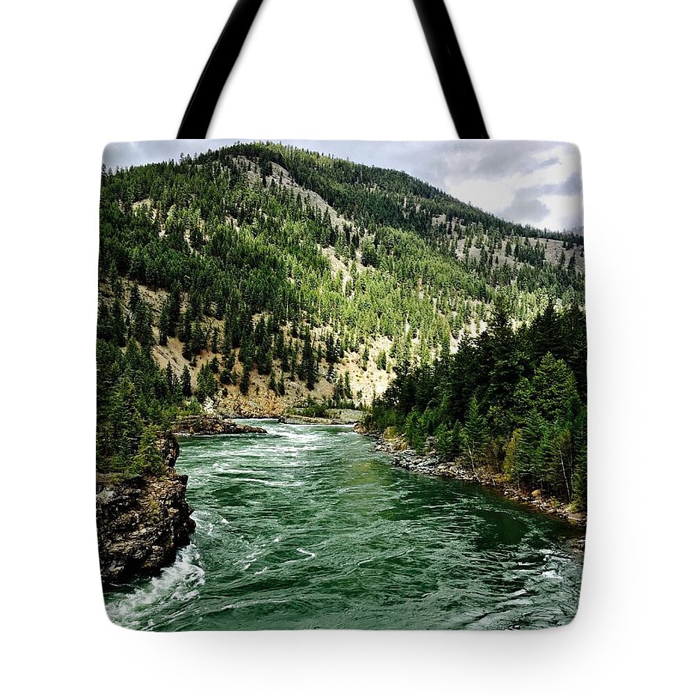 Nature Tote Bag featuring the photograph Viridescent Flow by Joseph Noonan