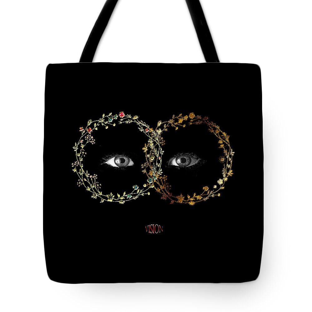 Future Tote Bag featuring the digital art Visionary by Asok Mukhopadhyay