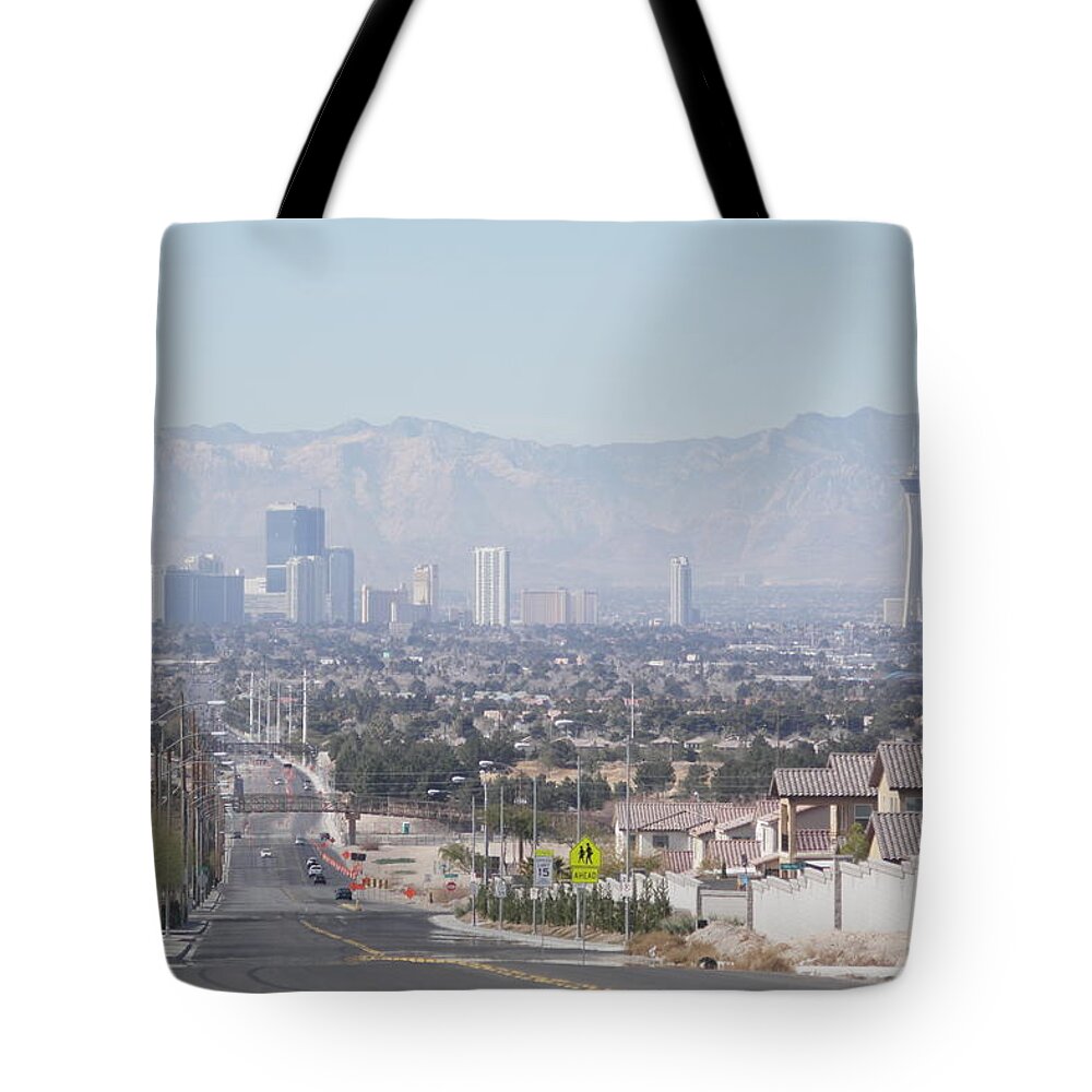  Tote Bag featuring the photograph Vista Vegas by Carl Wilkerson