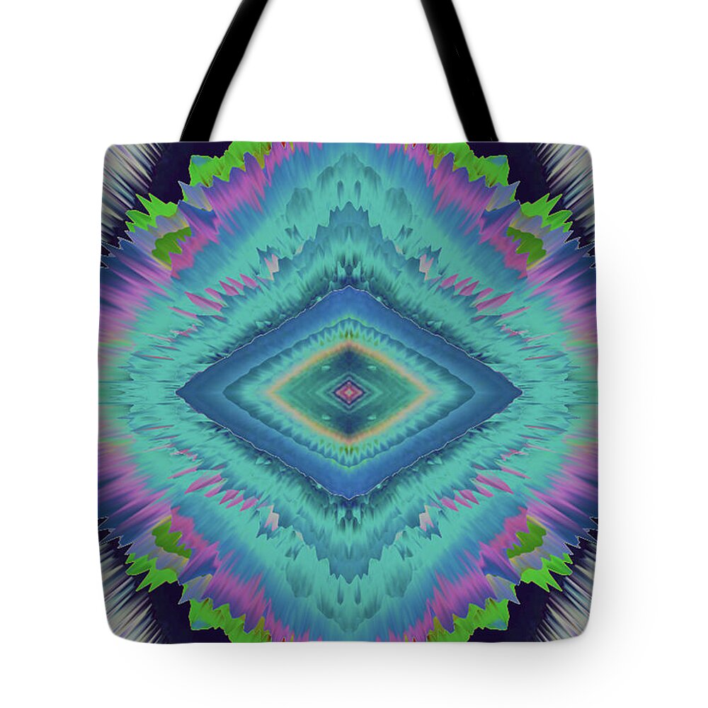 Abstract Tote Bag featuring the photograph Exponential Flare 2 by Colleen Taylor