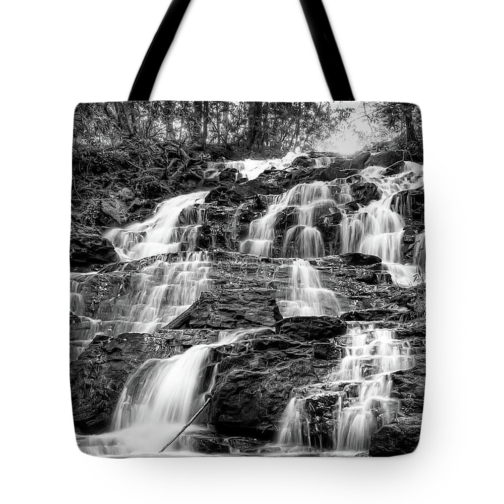 Vogel State Park Tote Bag featuring the photograph Vogel State Park Waterfall by Anna Rumiantseva
