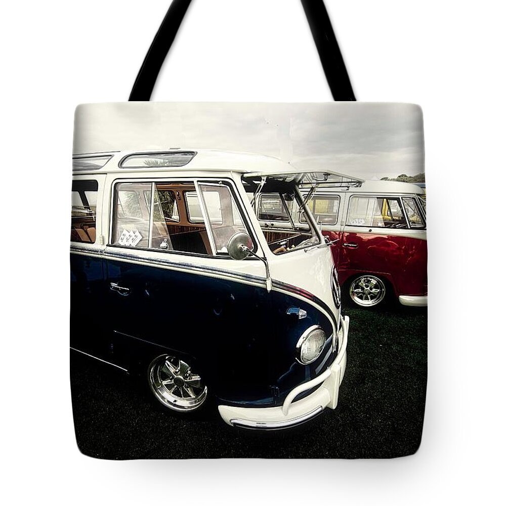 Volkswagen Tote Bag featuring the photograph Volkswagen Velvia by Valerie Cason