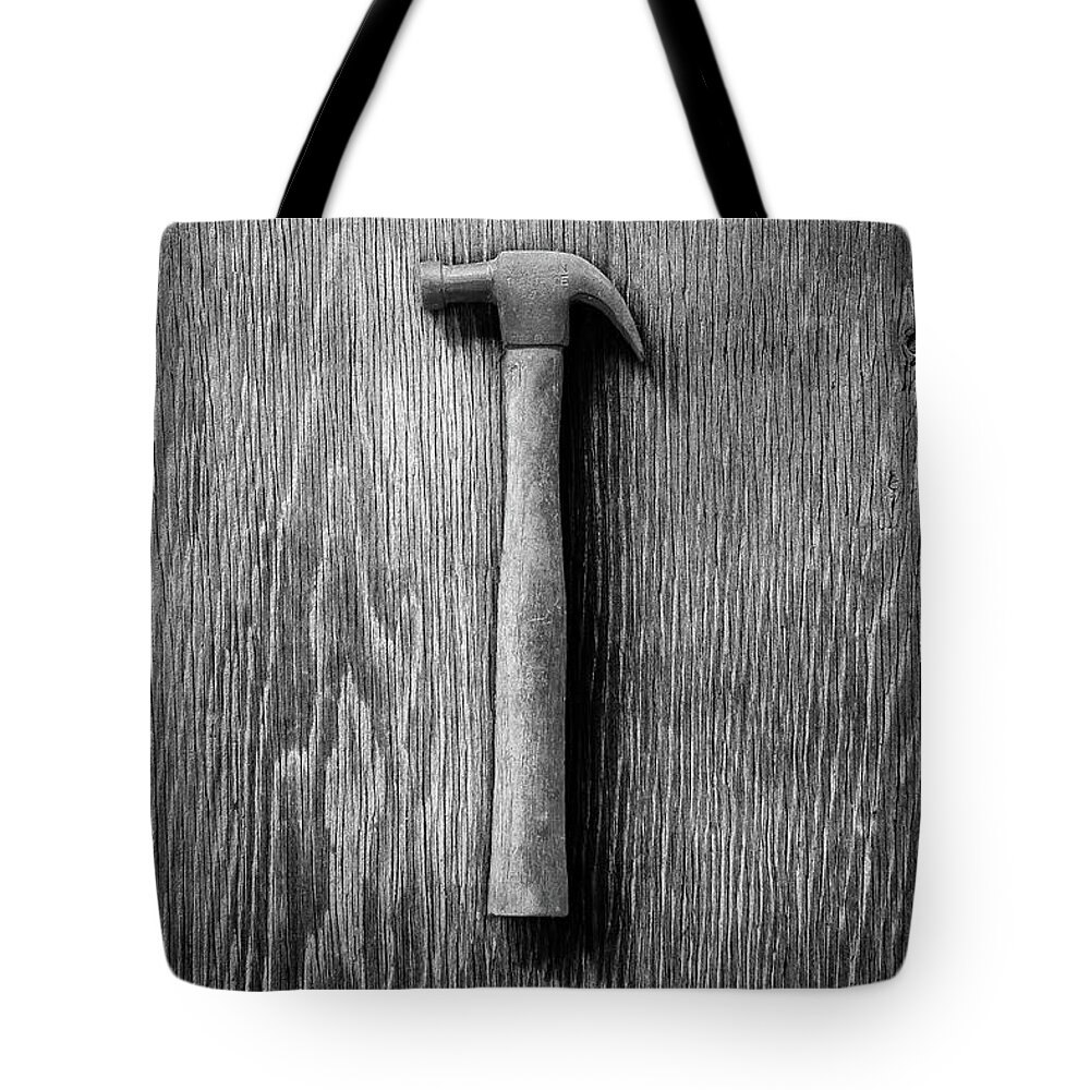 Art Tote Bag featuring the photograph Vulcan Bell Face BW by YoPedro