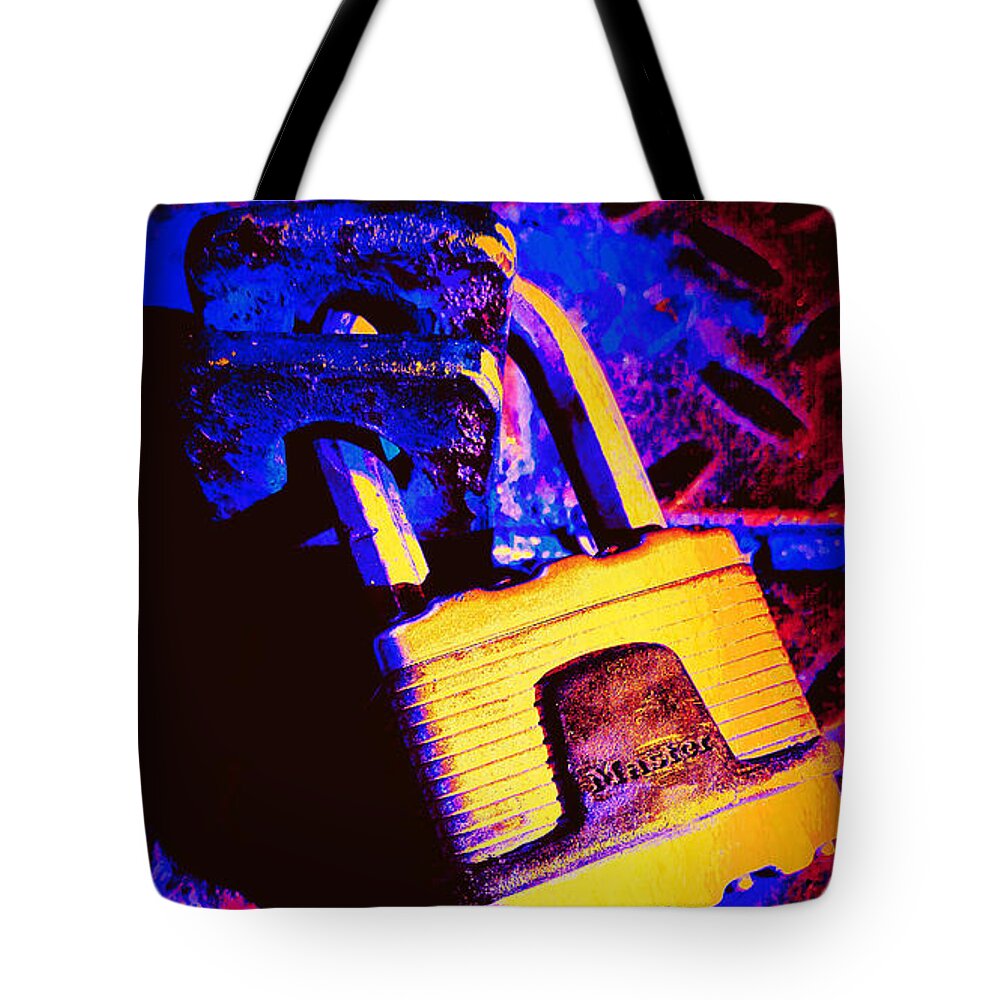 Lock Tote Bag featuring the photograph We Are All Pandora by James Stoshak