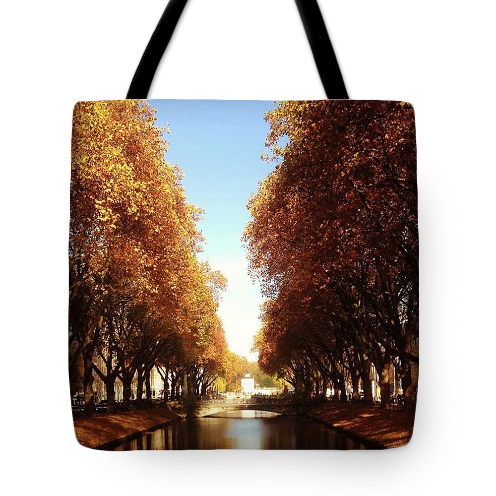 Dusseldorf Tote Bag featuring the photograph Autumn Sunny Days by Chantal Mantovani