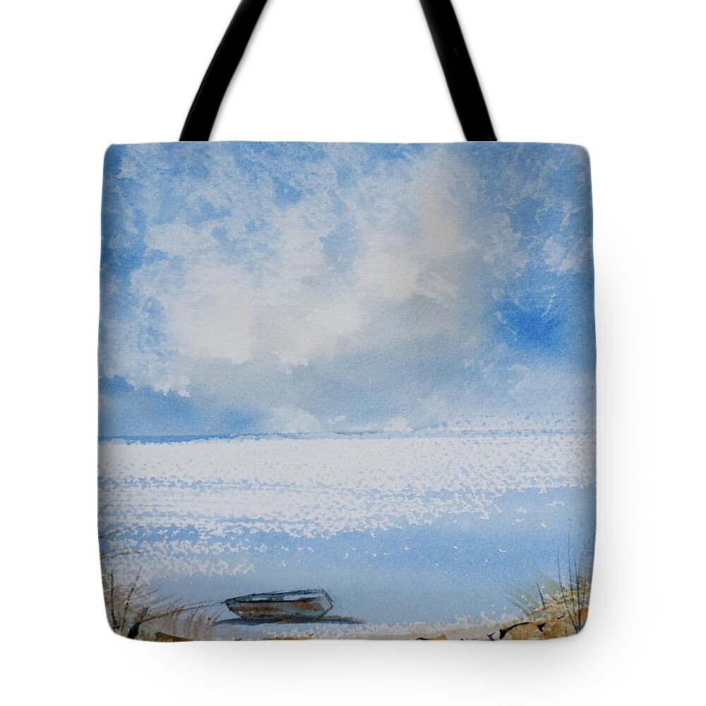Afternoon Tote Bag featuring the painting Waiting for Sailor's Return by Dorothy Darden