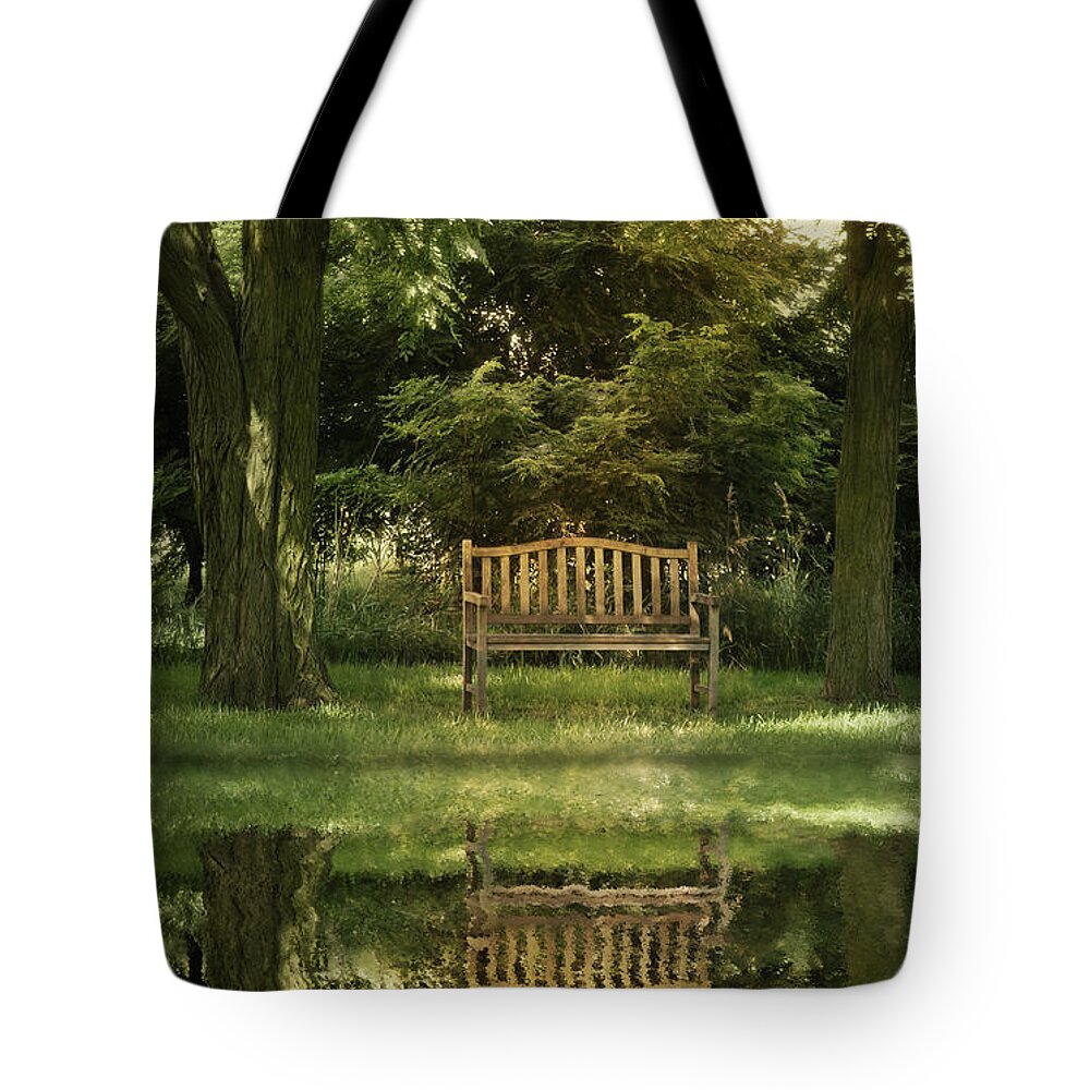Landscape Tote Bag featuring the photograph Waiting For You by John Anderson