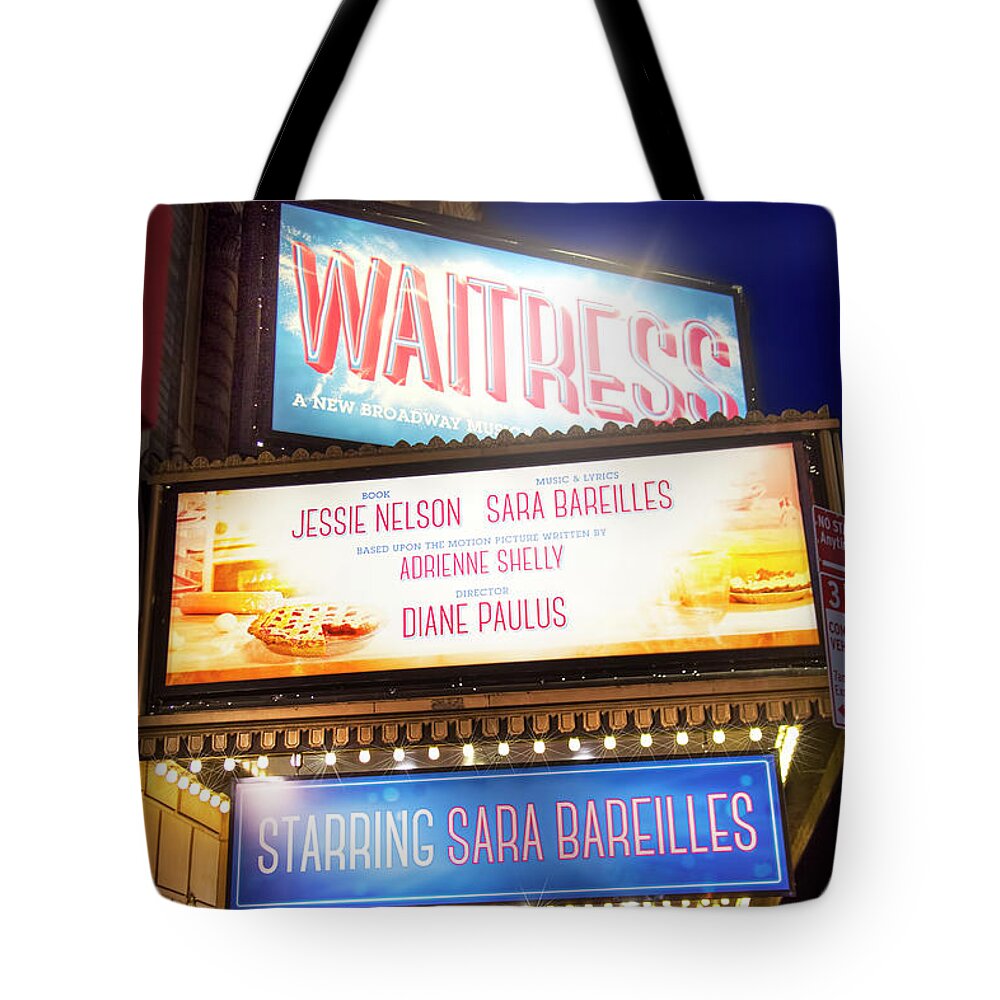 Waitress Tote Bag featuring the photograph Waitress the Musical by Mark Andrew Thomas