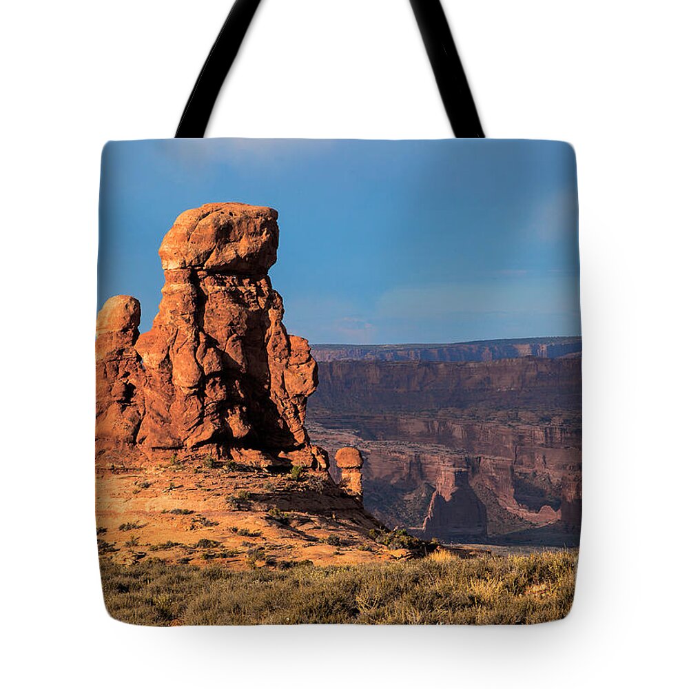 Utah Tote Bag featuring the photograph Wake Up Call by Jim Garrison