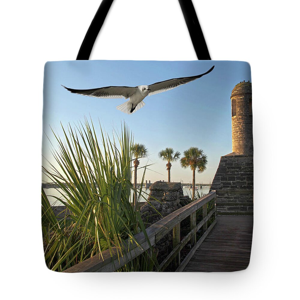 Spanish Tote Bag featuring the photograph Walk To The Fort by Robert Och