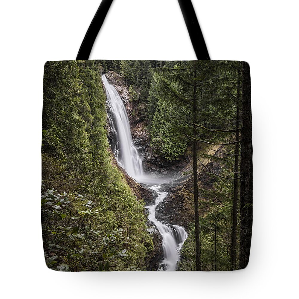 Mountains Tote Bag featuring the photograph Wallace Falls by Pelo Blanco Photo