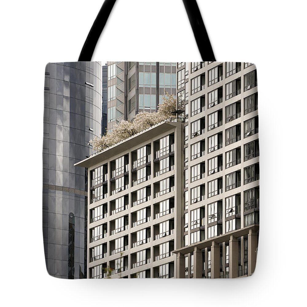 Vancouver Tote Bag featuring the photograph Walls of Glass by John Mitchell