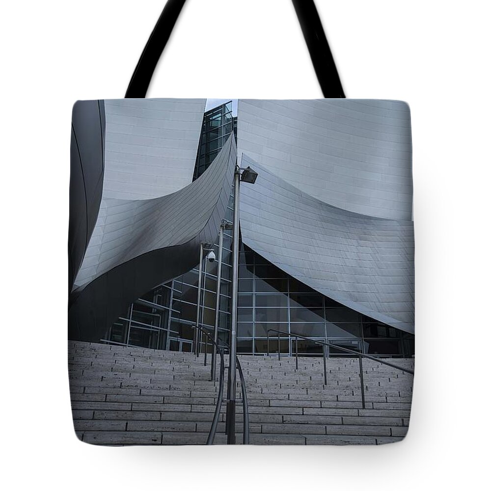 Walt Disney Tote Bag featuring the photograph Walt Disney Concert Hall - 3 by David Bearden