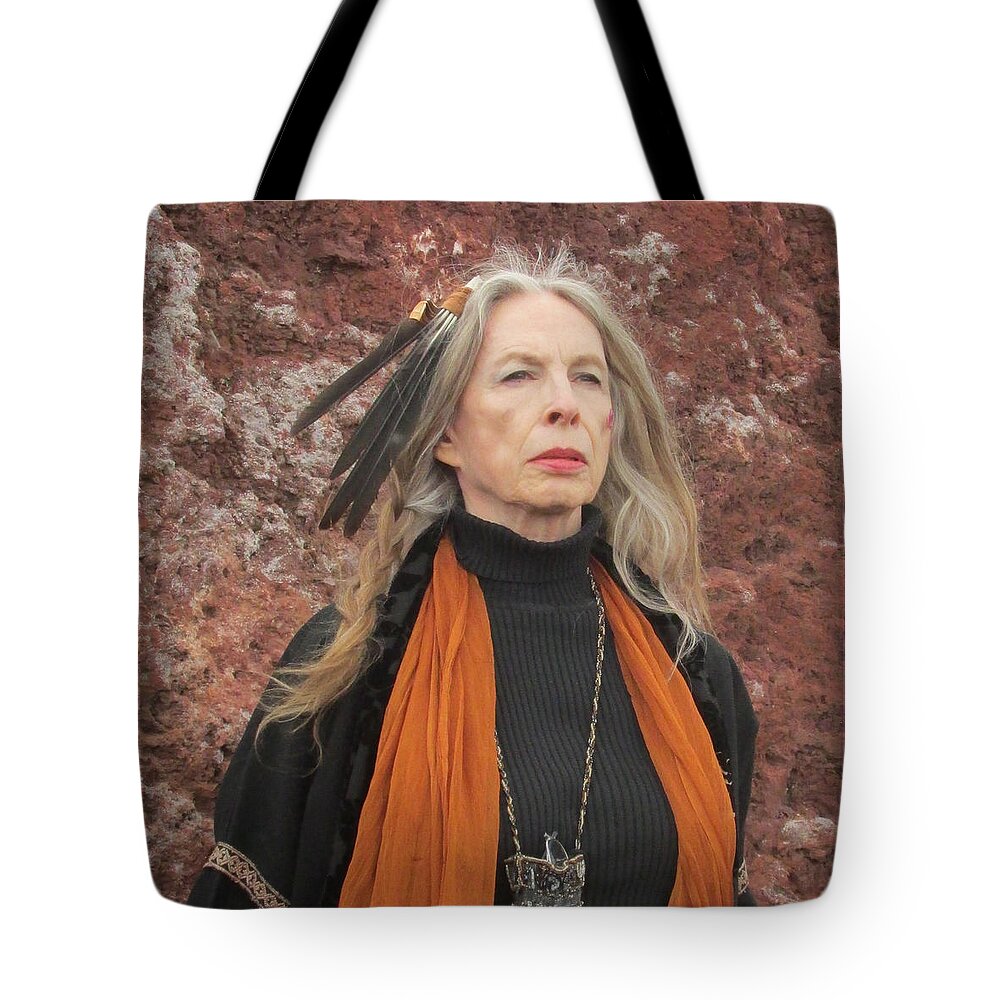 Warrior Tote Bag featuring the photograph Warrior Woman Guide #3 by Feather Redfox