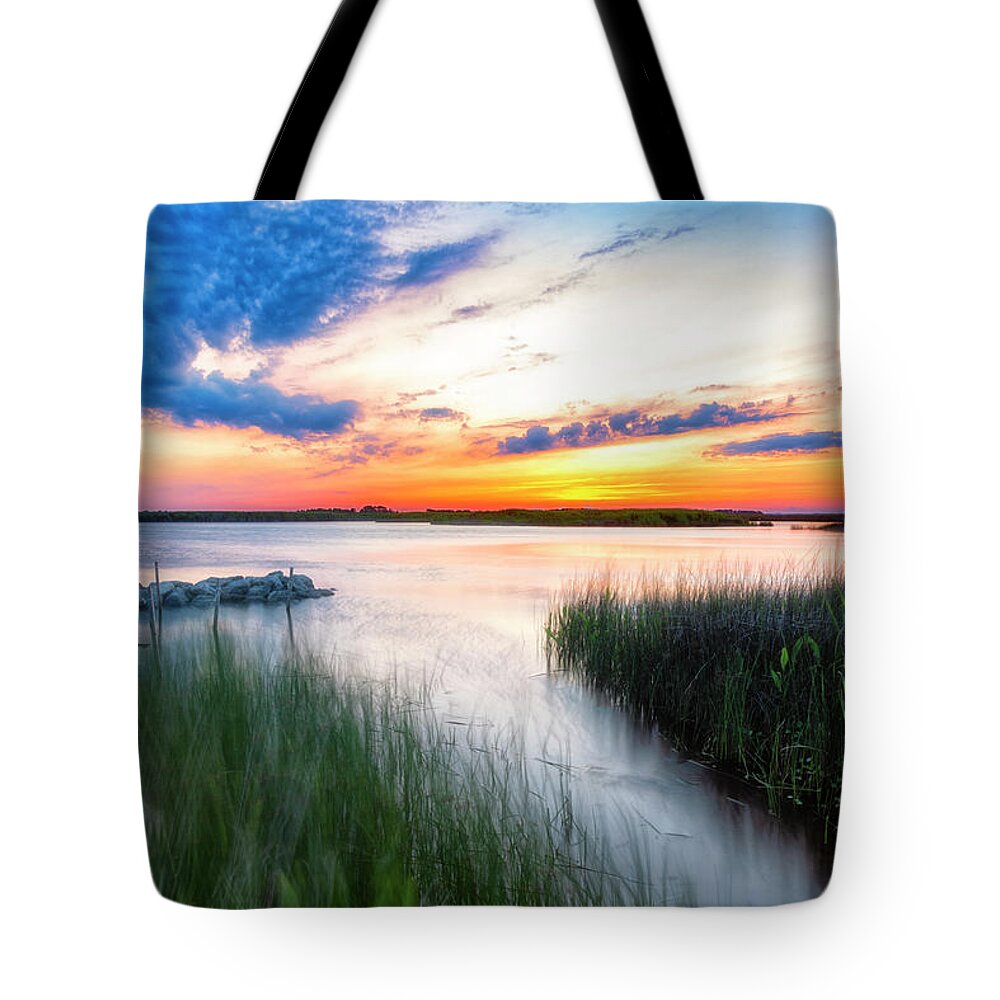 Fine Art Landscape Photography Tote Bag featuring the photograph Washed Away by Russell Pugh