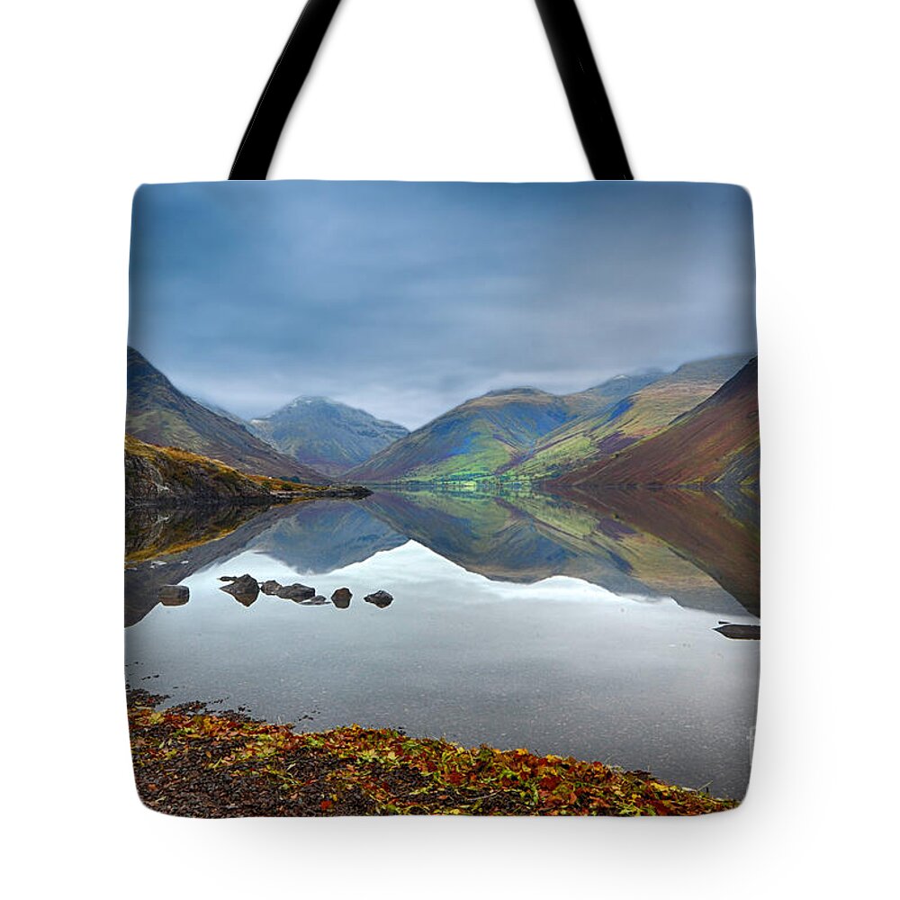 Wast Water Tote Bag featuring the photograph Wast Water by Smart Aviation