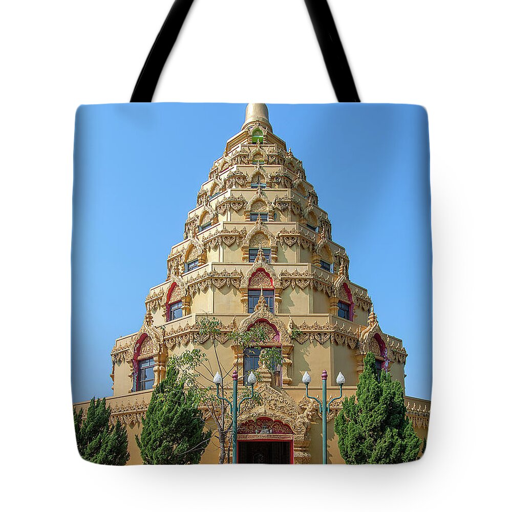 Scenic Tote Bag featuring the photograph Wat Nong Bua Worawet Wisit Phra Chedi City of Nirvana DTHCM2088 by Gerry Gantt