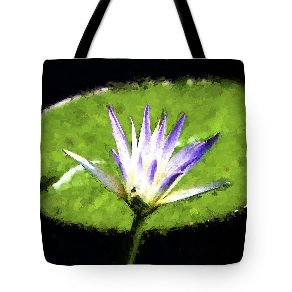 Water Lily Tote Bag featuring the photograph Water Lily by John Freidenberg