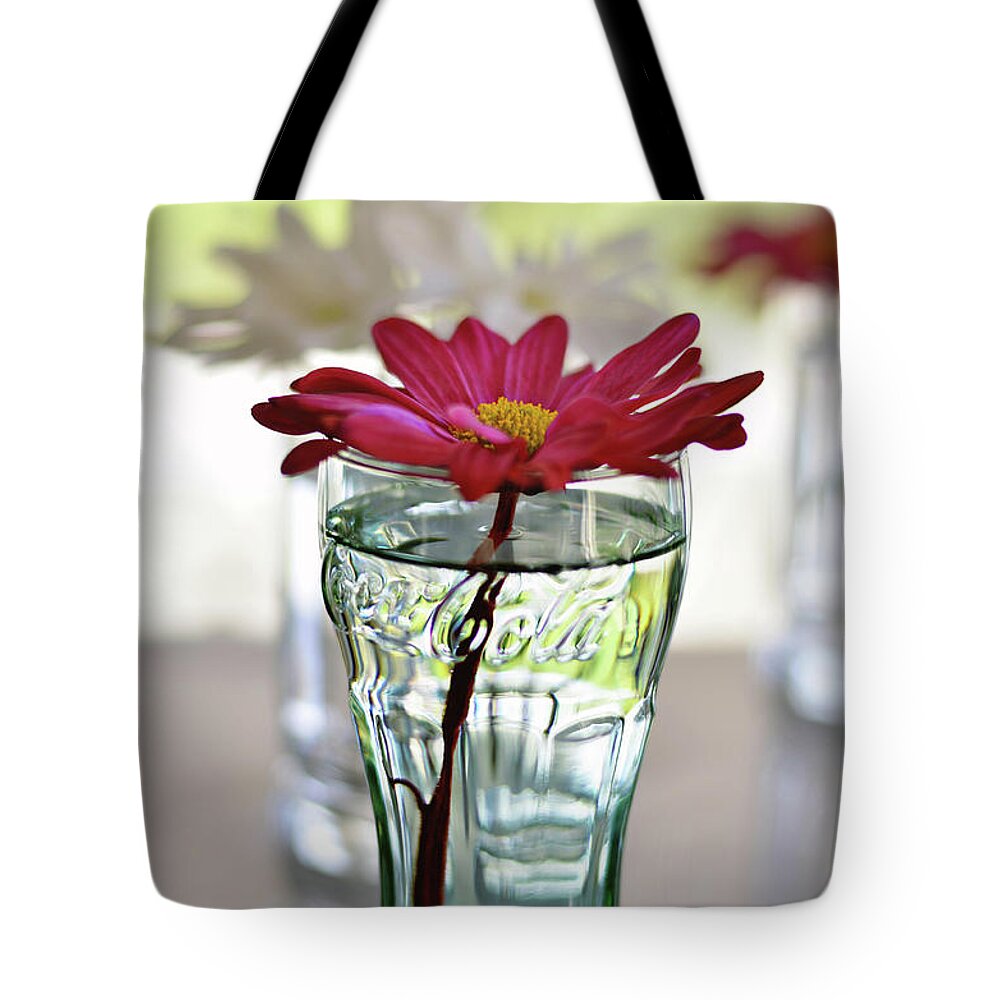 Flowers Tote Bag featuring the photograph Water Lovers by Laura Fasulo